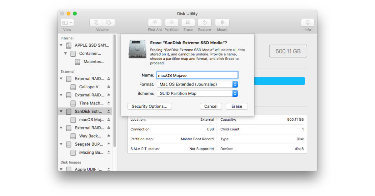 Reformat mac drive for pc